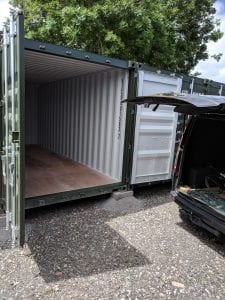 Inside of storage units