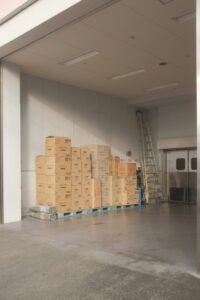 Palette of boxes