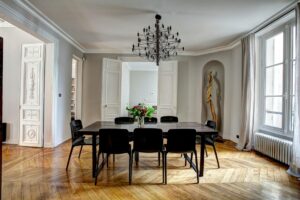 Open dining room