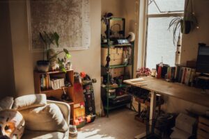 clean organised room