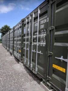 close up of YSB storage