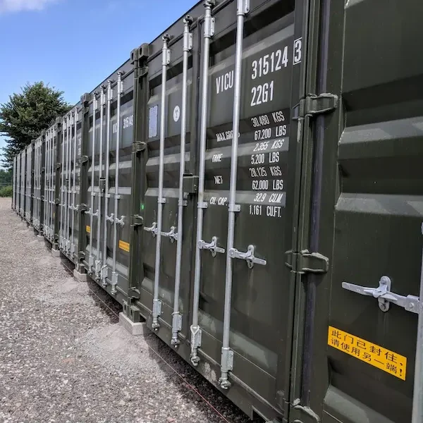 close up of YSB storage